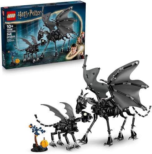 LEGO Harry Potter Thestral Family Building Toy   Pretend Play for Kids  Boys and Girls  Ages 10    Collectible Harry Potter Poseable Action Figures   Gift Idea for Christmas   76458