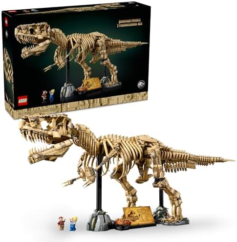 LEGO Jurassic World Dinosaur Fossils  Tyrannosaurus Rex   Building Set for Adults  Ages 18    Gift for Christmas   Collectible Home Decor for Bedroom  Office  or Any Room   76968