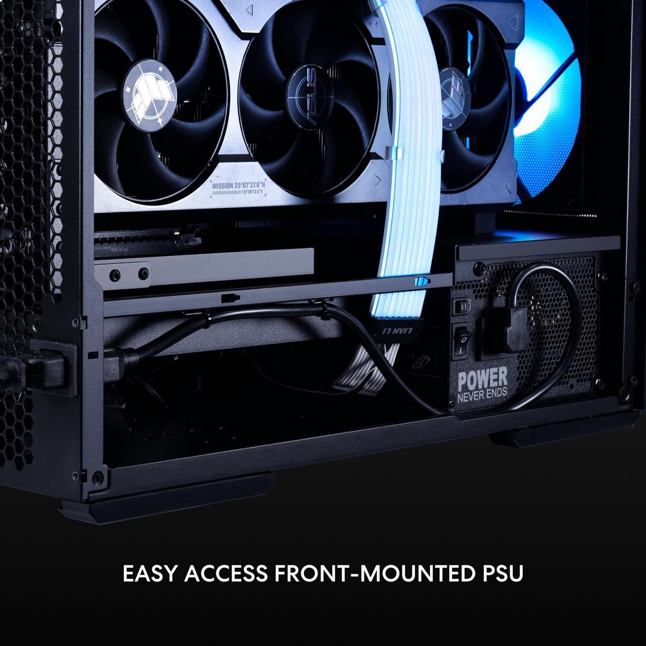 LIAN LI LANCOOL 207 Compact ATX RGB Gaming Computer Case  Tower Chassis w/ 2x140mm  ARGB 2x120mm PWM Fans Pre Installed  reinventing ATX Layout / Tempered Glass Side Panel  Black      LANCOOL 207RX