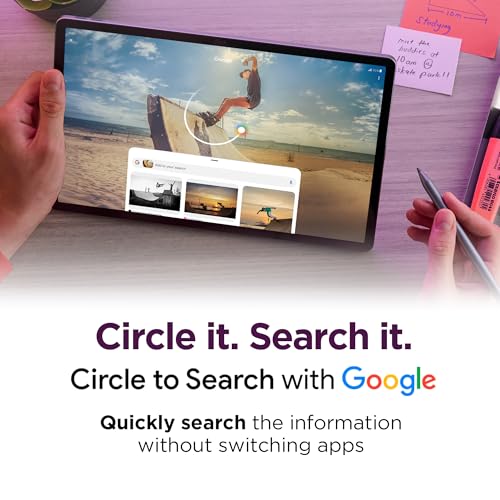 Lenovo Idea Tab Pro with Google Gemini   Student Tablet   12 7  3K LCD Display   8 GB Memory   128 GB Storage   MediaTek Dimensity 8300   Includes Pen and Folio Case