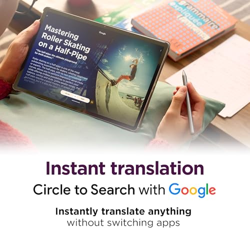 Lenovo Idea Tab Pro with Google Gemini   Student Tablet   12 7  3K LCD Display   8 GB Memory   128 GB Storage   MediaTek Dimensity 8300   Includes Pen and Folio Case