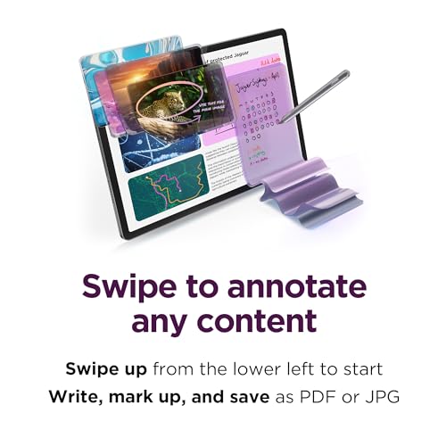 Lenovo Idea Tab Pro with Google Gemini   Student Tablet   12 7  3K LCD Display   8 GB Memory   128 GB Storage   MediaTek Dimensity 8300   Includes Pen and Folio Case