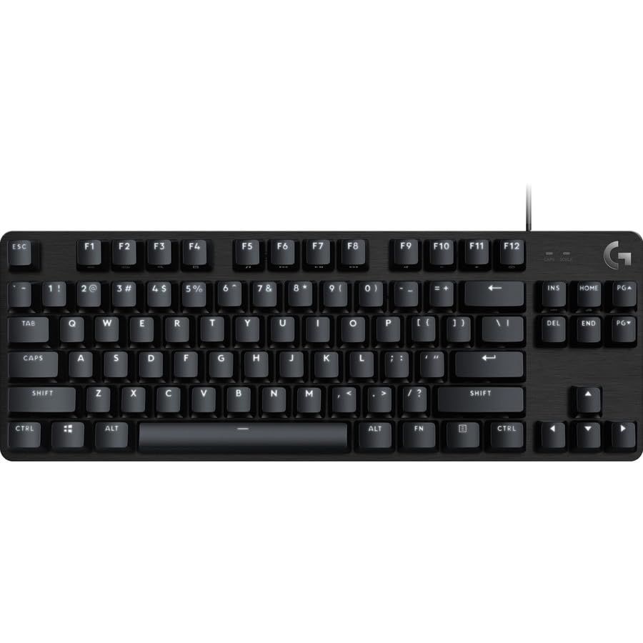 Logitech G413 TKL SE Mechanical Gaming Keyboard   Compact Backlit Keyboard with Tactile Mechanical Switches  Anti Ghosting  Compatible with Windows  macOS   Black Aluminum