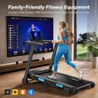 MERACH Foldable Incline Treadmill 7 5MPH Quiet for Home Double Deck Technology