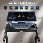 MERACH Foldable Incline Treadmill 7 5MPH Quiet for Home Double Deck Technology