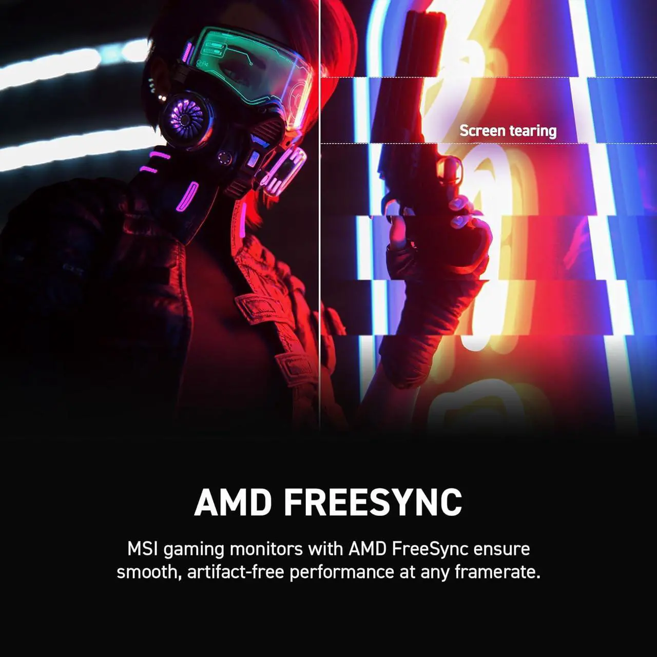 MSI 27" 180 Hz Rapid VA QHD Gaming Monitor FreeSync  AMD Adaptive Sync  80  Adobe RGB / 80  DCI P3 / 105  sRGB MAG 27CQ6F