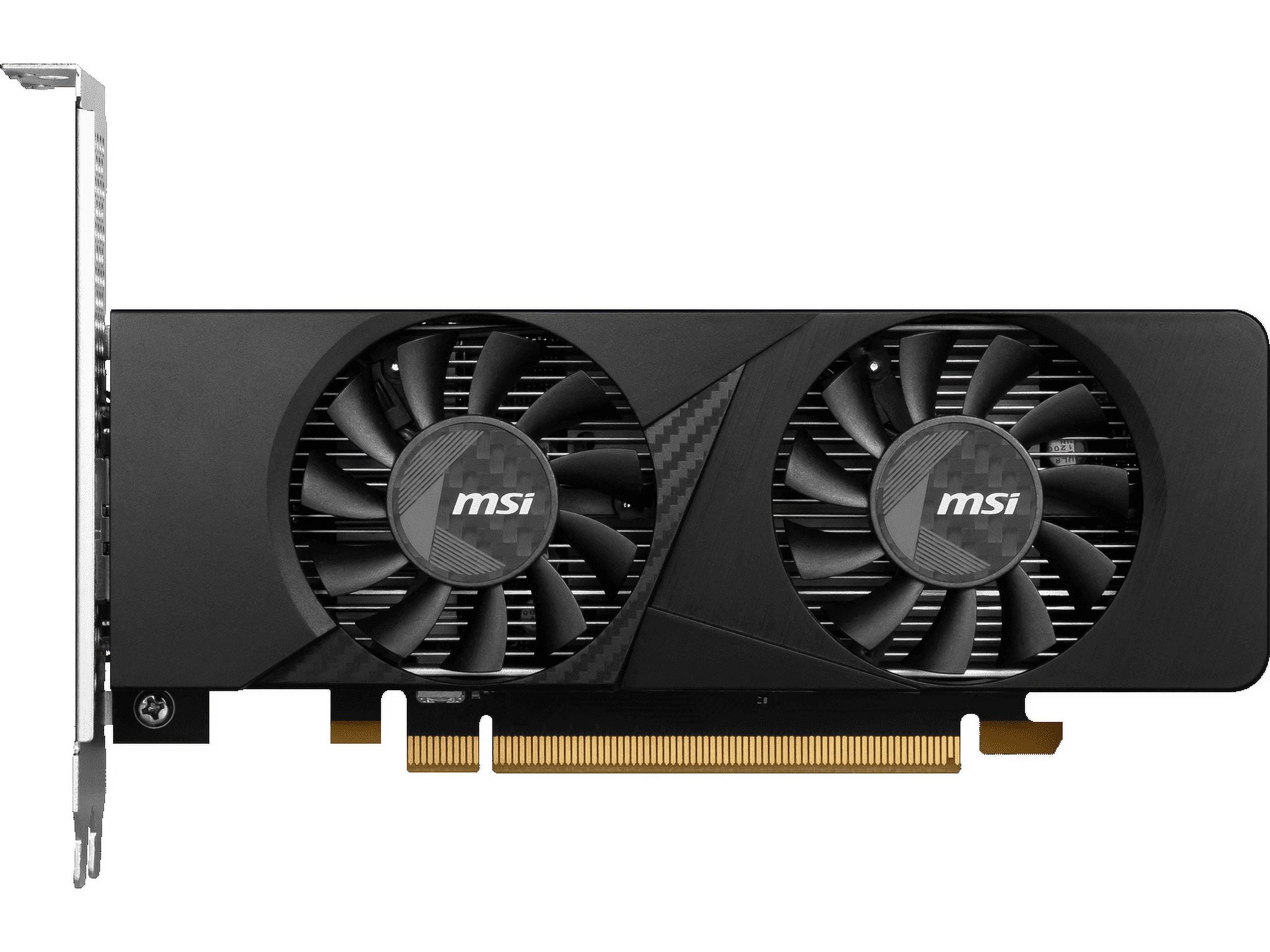 MSI LP GeForce RTX 3050 6GB GDDR6 PCI Express 4 0 x8 ATX Graphics Card RTX 3050 LP 6G OC