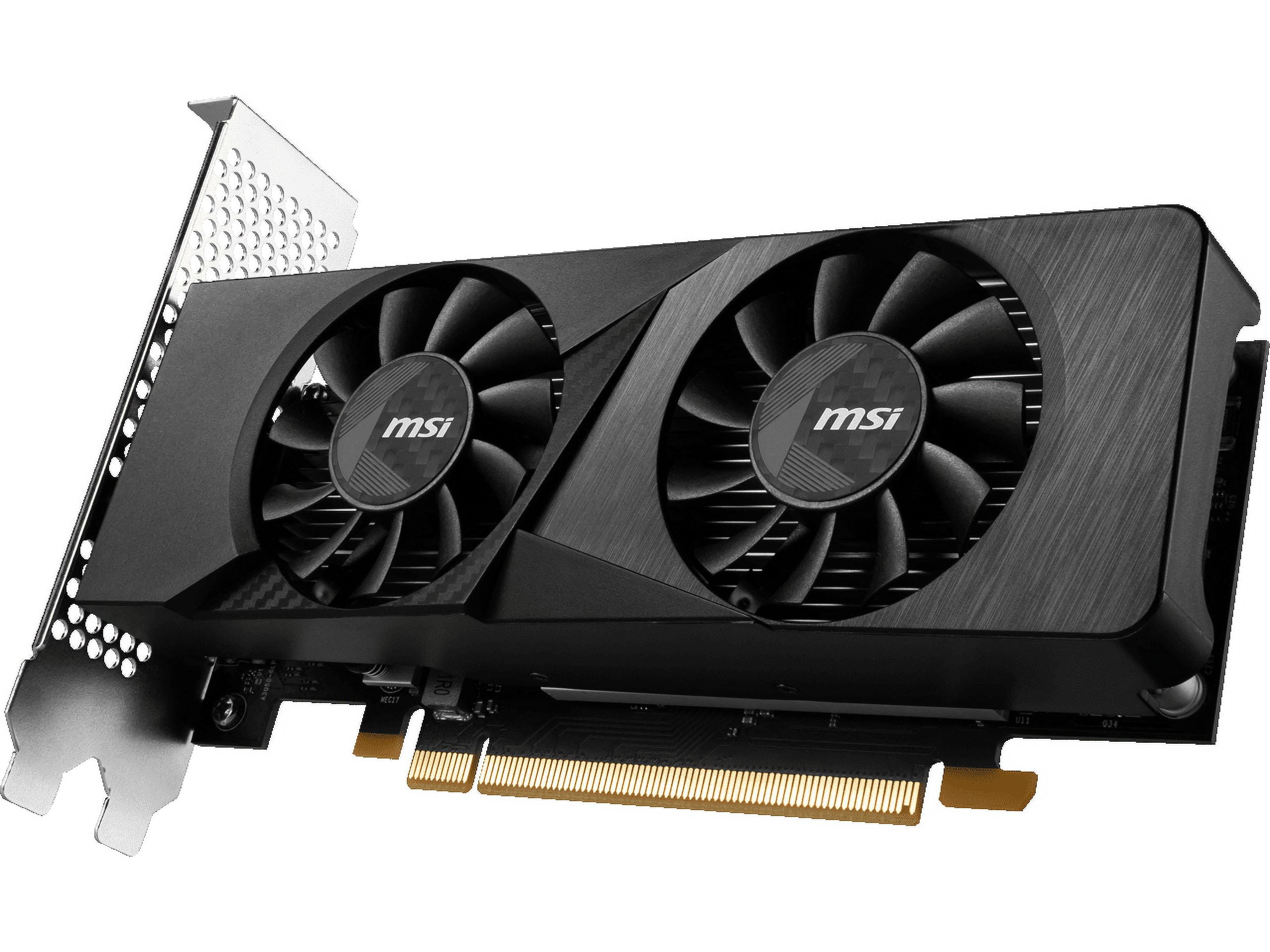 MSI LP GeForce RTX 3050 6GB GDDR6 PCI Express 4 0 x8 ATX Graphics Card RTX 3050 LP 6G OC