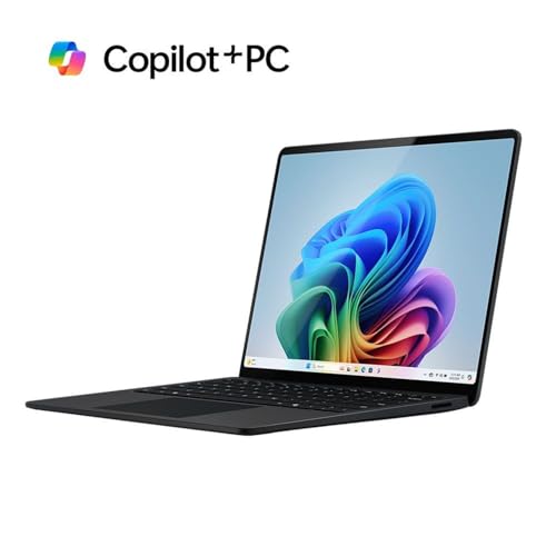 Microsoft Surface Laptop 2024 Windows 11 Copilot PC 13 8 Touchscreen Display Snapdragon X Elite 12 core 16GB RAM 512GB SSD Storage Black