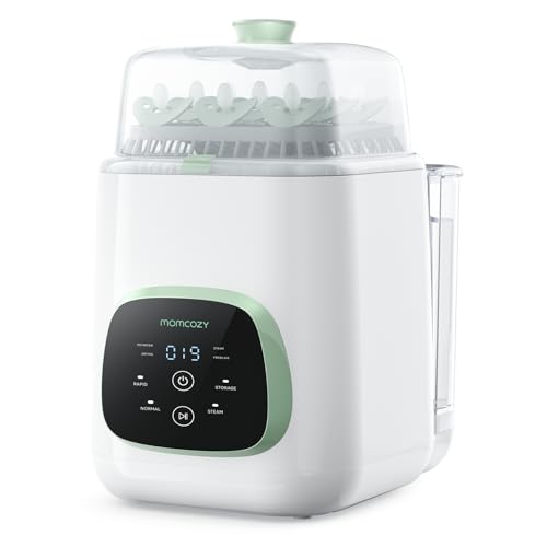 Momcozy KleanPal Pro Baby Bottle Washer  Sterilizer & Dryer   All in One Cleaning Machine for Bottles  Pump Parts & Baby Essentials   Time Saving & Effortless Care