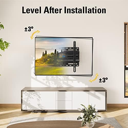 Mounting Dream TV Wall Mount for 32 65 Inch Television Mount with Swivel and Tilt  Full Motion Bracket with Articulating Dual Arms  Fits 16inch Studs  Max VESA 400X400 mm  99lbs  MD2380