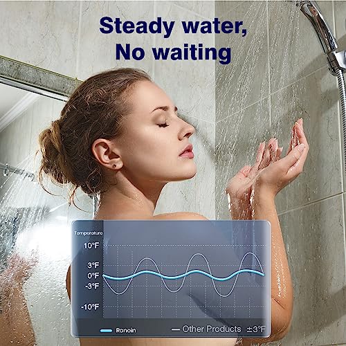 Natural Gas Tankless Water Heater with Vent Pipe  Indoor Max 4 3 GPM  100 000 BTU Instant Hot Water Heater