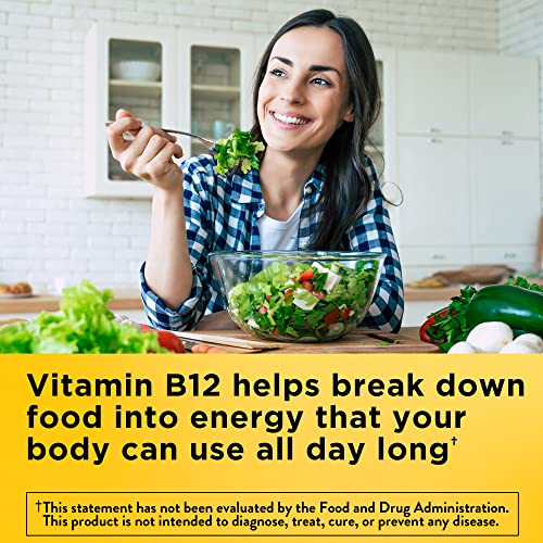 Nature Made Vitamin B12 1000 mcg  Dietary Supplement for Energy Metabolism Support  150 Softgels  150 Day Supply