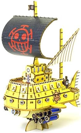 One Piece Polar Tang Model   One Piece Model Kit Series   Japanese Miniature Wooden 3D Puzzle   Fun DIY Wood Craft Kits for Adults