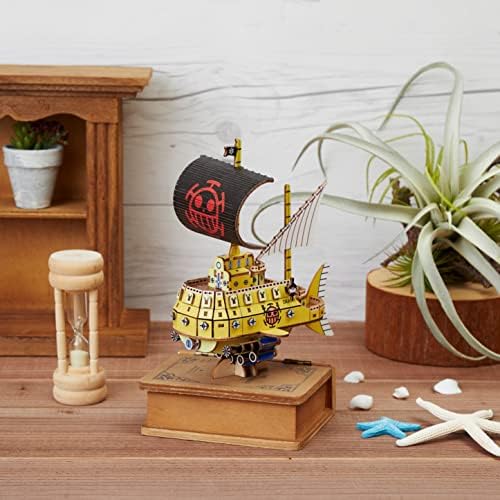 One Piece Polar Tang Model   One Piece Model Kit Series   Japanese Miniature Wooden 3D Puzzle   Fun DIY Wood Craft Kits for Adults