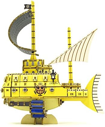 One Piece Polar Tang Model   One Piece Model Kit Series   Japanese Miniature Wooden 3D Puzzle   Fun DIY Wood Craft Kits for Adults