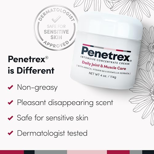 Penetrex Joint & Muscle Therapy   Soothing Comfort for Back  Neck  Hands  Feet   Premium Whole Body Rub with Arnica  Vitamin B6 MSM & Boswellia   Non Greasy 4oz Cream