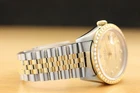 ROLEX MENS DATEJUST 16233 18K YELLOW GOLD STAINLESS STEEL DIAMOND WATCH