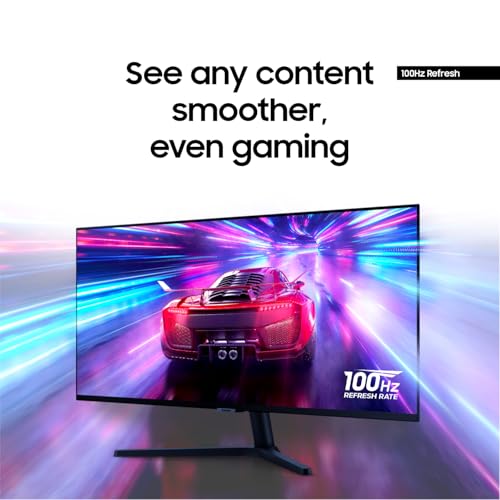 SAMSUNG 34 ViewFinity S50GC Series Ultrawide QHD Monitor  100Hz  5ms  HDR10  AMD FreeSync  Ultrawide Screen  Eye Care  Thin Bezels  PIP  PBP  LS34C50DGANXZA  2023  Black