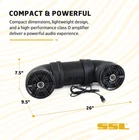 SOUNDSTORM BTB6 Bluetooth 6 5" 450W ATV/Marine Off Road Amplified Tube Speaker
