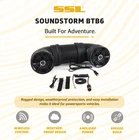 SOUNDSTORM BTB6 Bluetooth 6 5" 450W ATV/Marine Off Road Amplified Tube Speaker