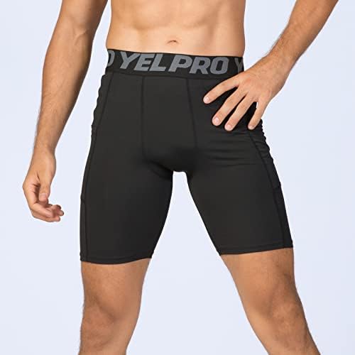SPVISE Compression Shorts Men 1/3 Pack  Dry Fit Compression Underwear Spandex Running Shorts  Workout Athletic Shorts Pocket