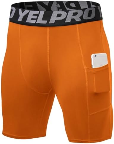 SPVISE Compression Shorts Men 1/3 Pack  Dry Fit Compression Underwear Spandex Running Shorts  Workout Athletic Shorts Pocket