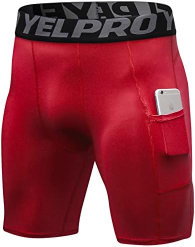 SPVISE Compression Shorts Men 1/3 Pack  Dry Fit Compression Underwear Spandex Running Shorts  Workout Athletic Shorts Pocket