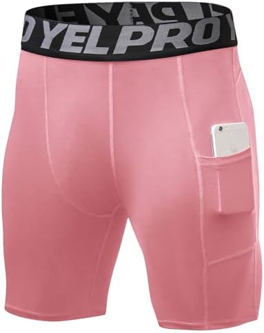 SPVISE Compression Shorts Men 1/3 Pack  Dry Fit Compression Underwear Spandex Running Shorts  Workout Athletic Shorts Pocket