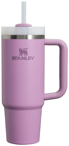 STANLEY Quencher H2 0 Tumbler with Handle and Straw 30 oz   Flowstate 3 Position Lid   Cup Holder Compatible for Travel   Insulated Stainless Steel Cup   BPA Free   Lilac