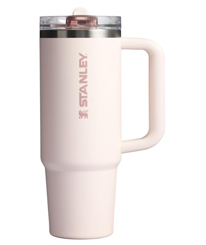 STANLEY Quencher ProTour Flip Straw Tumbler with Leakproof Lid   Built In Straw & Handle   Cupholder Compatible for Travel   Insulated Stainless Steel Cup   BPA Free