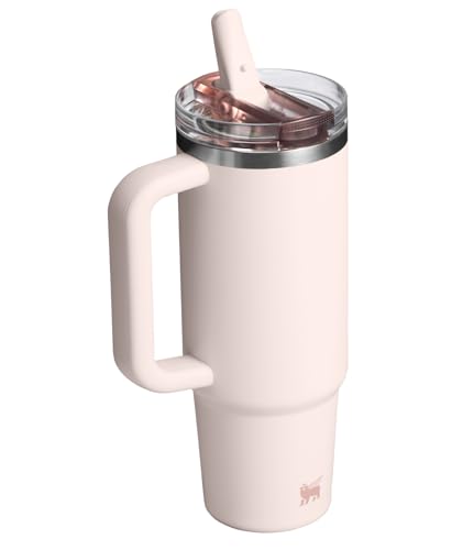 STANLEY Quencher ProTour Flip Straw Tumbler with Leakproof Lid   Built In Straw & Handle   Cupholder Compatible for Travel   Insulated Stainless Steel Cup   BPA Free