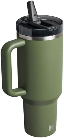 STANLEY Quencher ProTour Flip Straw Tumbler with Leakproof Lid   Built In Straw & Handle   Cupholder Compatible for Travel   Insulated Stainless Steel Cup   BPA Free