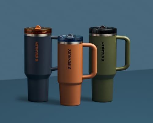 STANLEY Quencher ProTour Flip Straw Tumbler with Leakproof Lid   Built In Straw & Handle   Cupholder Compatible for Travel   Insulated Stainless Steel Cup   BPA Free