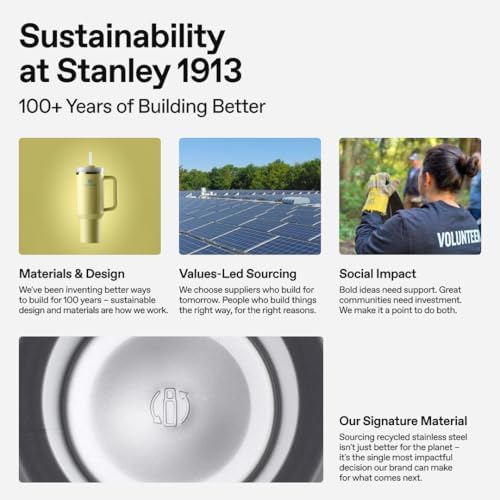 STANLEY Quencher ProTour Flip Straw Tumbler with Leakproof Lid   Built In Straw & Handle   Cupholder Compatible for Travel   Insulated Stainless Steel Cup   BPA Free