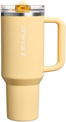 STANLEY Quencher ProTour Flip Straw Tumbler with Leakproof Lid   Built In Straw & Handle   Cupholder Compatible for Travel   Insulated Stainless Steel Cup   BPA Free