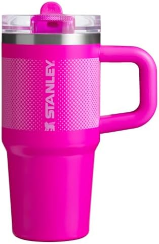 STANLEY Quencher ProTour Flip Straw Tumbler with Leakproof Lid   Built In Straw & Handle   Cupholder Compatible for Travel   Insulated Stainless Steel Cup   BPA Free