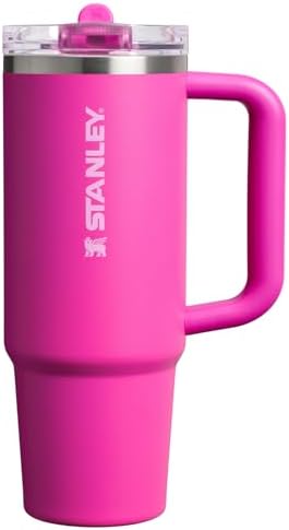 STANLEY Quencher ProTour Flip Straw Tumbler with Leakproof Lid   Built In Straw & Handle   Cupholder Compatible for Travel   Insulated Stainless Steel Cup   BPA Free