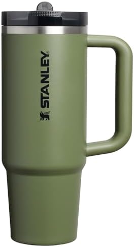 STANLEY Quencher ProTour Flip Straw Tumbler with Leakproof Lid   Built In Straw & Handle   Cupholder Compatible for Travel   Insulated Stainless Steel Cup   BPA Free