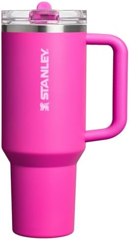 STANLEY Quencher ProTour Flip Straw Tumbler with Leakproof Lid   Built In Straw & Handle   Cupholder Compatible for Travel   Insulated Stainless Steel Cup   BPA Free