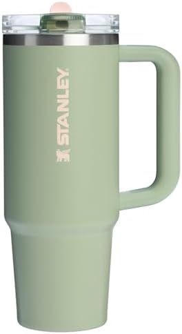 STANLEY Quencher ProTour Flip Straw Tumbler with Leakproof Lid   Built In Straw & Handle   Cupholder Compatible for Travel   Insulated Stainless Steel Cup   BPA Free