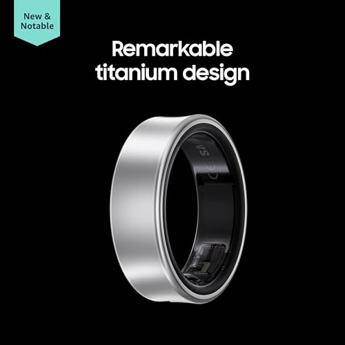 Samsung Galaxy Ring  AI Smart Ring  Size First w/Sizing Kit  No App Subscription  Fitness Monitor  Sleep Tracker  Up to 7 Day Battery  Size 8  Titanium Gold  US Version  1Yr Manufacturer Warranty 