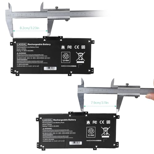 TREE NB LK03XL Battery Replacement for HP Envy X360 Convertible 15m cn0012dx 15m cn0011dx 15m bp112dx 15m bq121dx 15m bp111dx 15m cn0xxx 17m ae0xx 17 ae1xx Not Compatible with BN03XL LE03XL 
