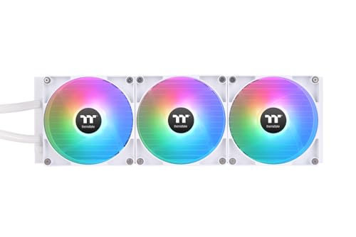 Thermaltake TH360 V2 Ultra ARGB Sync/AlO Liquid Cooler/ARGB Fan 120   3/PWM 500 1500rpm/Water Block 2 1 LCD/Black  CL W384 PL12SW A