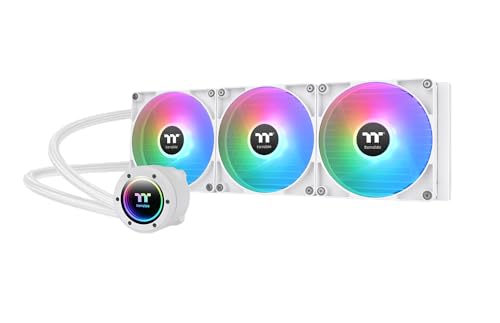 Thermaltake TH360 V2 Ultra ARGB Sync/AlO Liquid Cooler/ARGB Fan 120   3/PWM 500 1500rpm/Water Block 2 1 LCD/Black  CL W384 PL12SW A