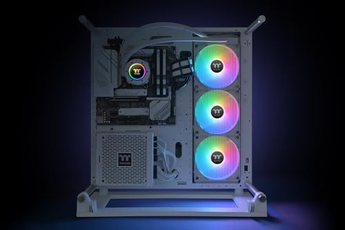 Thermaltake TH360 V2 Ultra ARGB Sync/AlO Liquid Cooler/ARGB Fan 120   3/PWM 500 1500rpm/Water Block 2 1 LCD/Black  CL W384 PL12SW A
