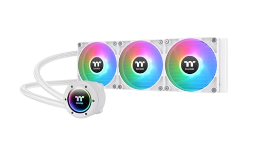 Thermaltake TH360 V2 Ultra ARGB Sync/AlO Liquid Cooler/ARGB Fan 120   3/PWM 500 1500rpm/Water Block 2 1 LCD/Black  CL W384 PL12SW A