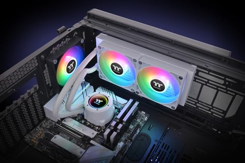 Thermaltake TH360 V2 Ultra ARGB Sync/AlO Liquid Cooler/ARGB Fan 120   3/PWM 500 1500rpm/Water Block 2 1 LCD/Black  CL W384 PL12SW A