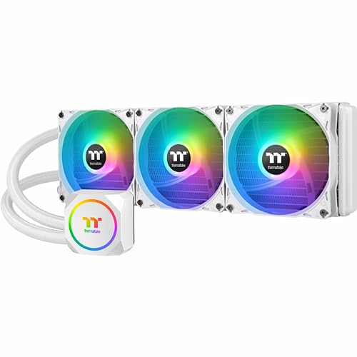 Thermaltake TH360 V2 Ultra ARGB Sync/AlO Liquid Cooler/ARGB Fan 120   3/PWM 500 1500rpm/Water Block 2 1 LCD/Black  CL W384 PL12SW A