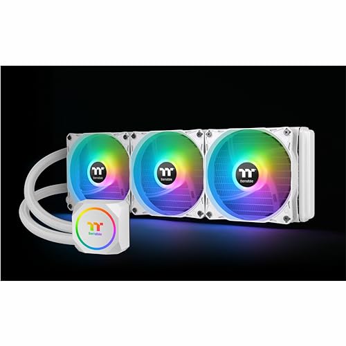 Thermaltake TH360 V2 Ultra ARGB Sync/AlO Liquid Cooler/ARGB Fan 120   3/PWM 500 1500rpm/Water Block 2 1 LCD/Black  CL W384 PL12SW A